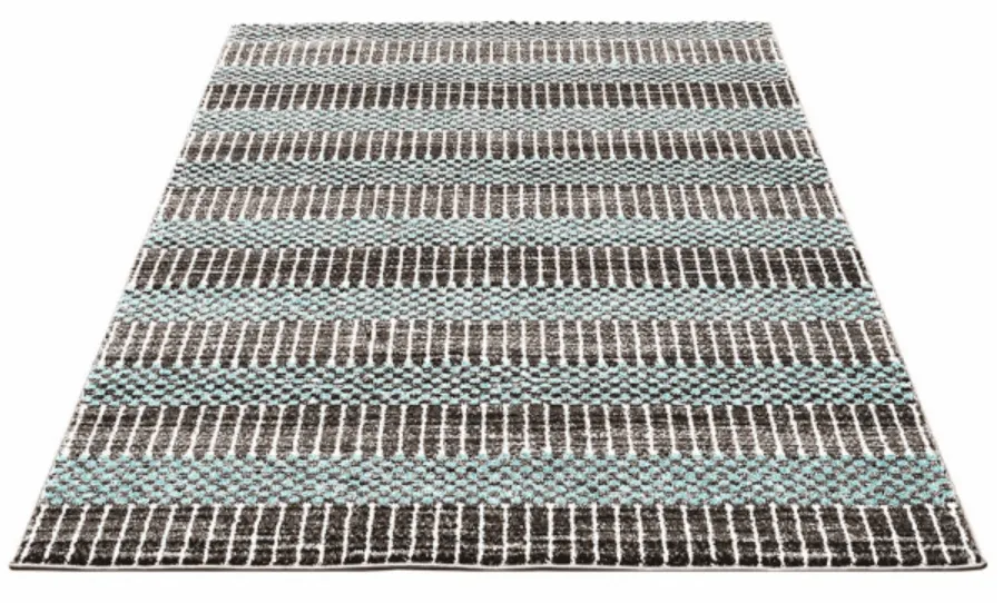 Wilton-tæppe - Renous (blå)