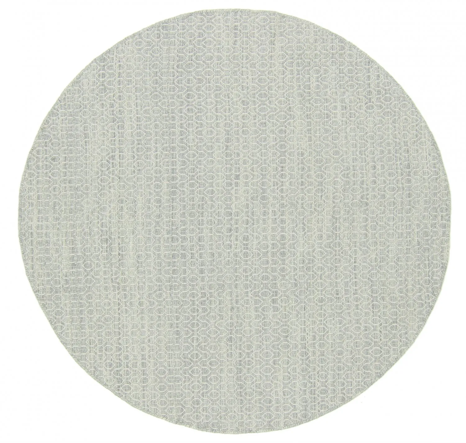 Runde tæpper - Snowshill (grå/hvid)