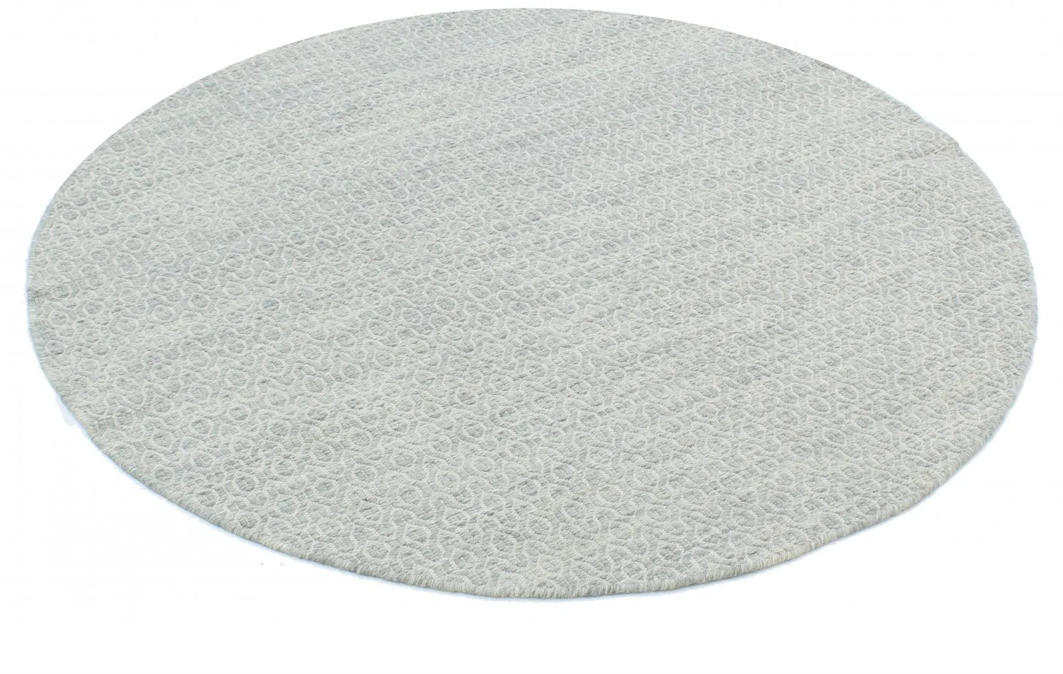 Runde tæpper - Snowshill (grå/hvid)