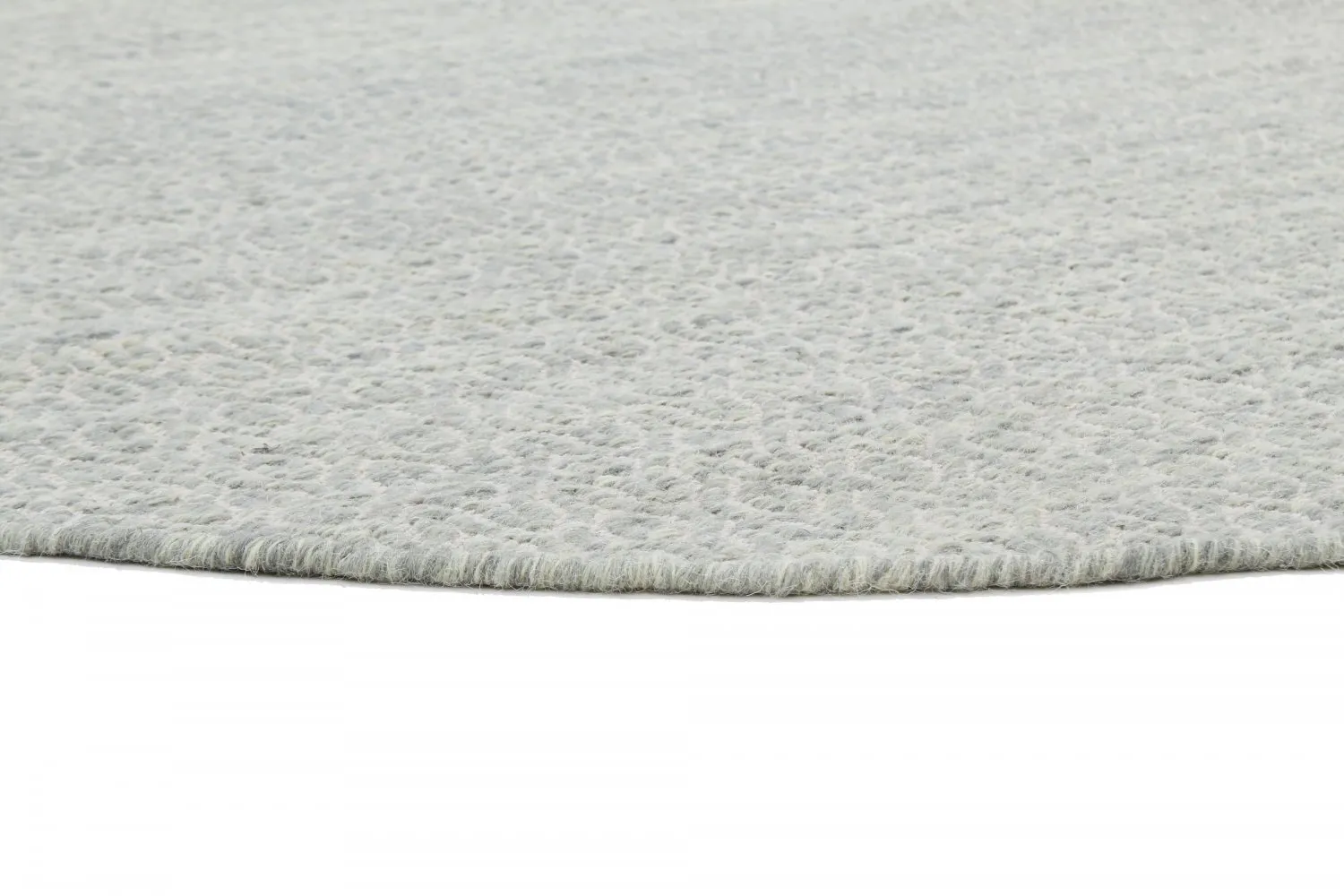 Runde tæpper - Snowshill (grå/hvid)