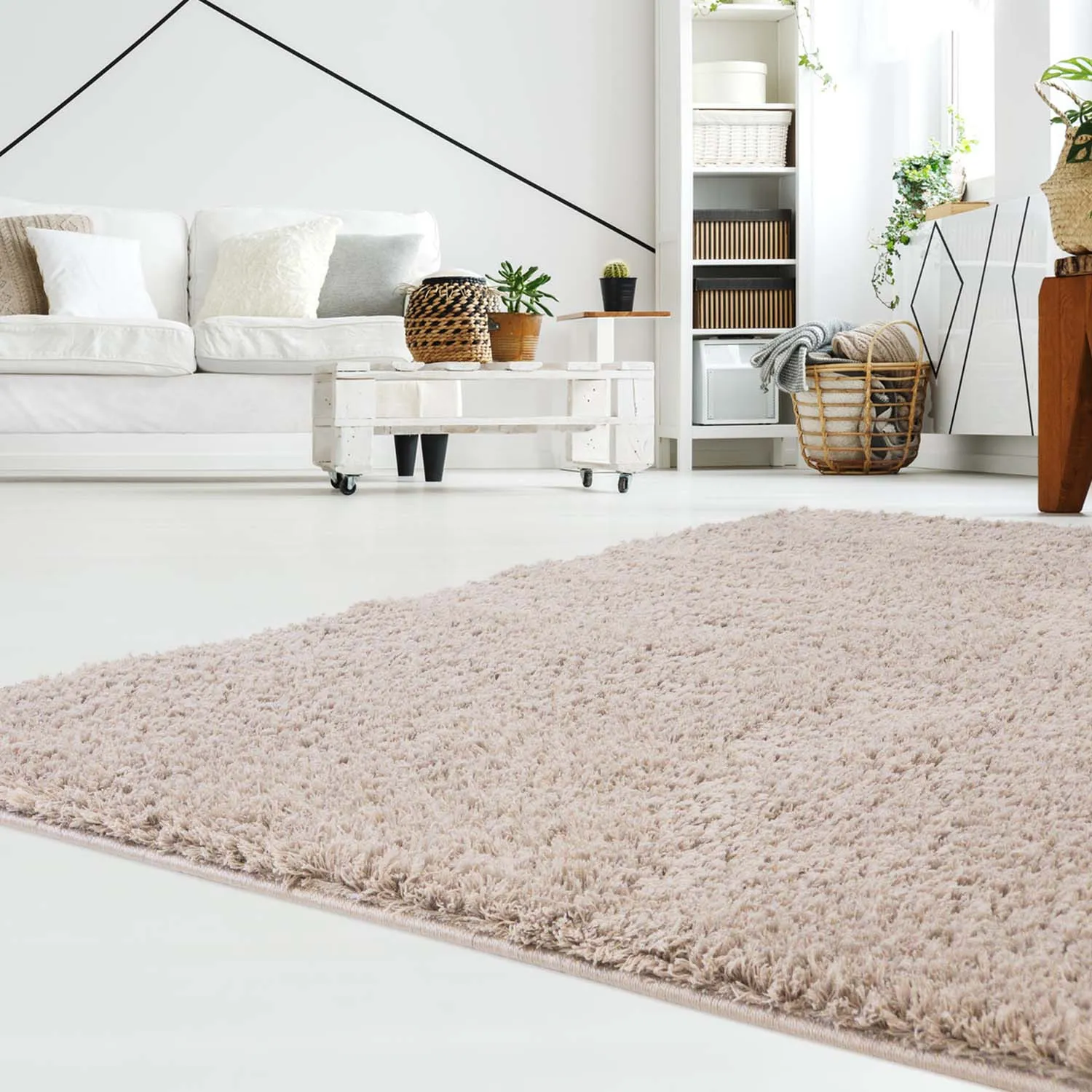 Ryatæpper - Soft Shine (beige)