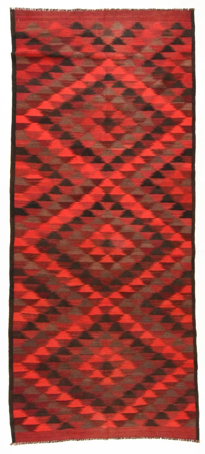 Orientalsk kelimtæppe 332 x 145 cm
