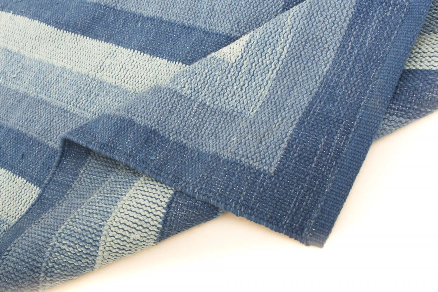 Kludetæppe - Chania (blå)