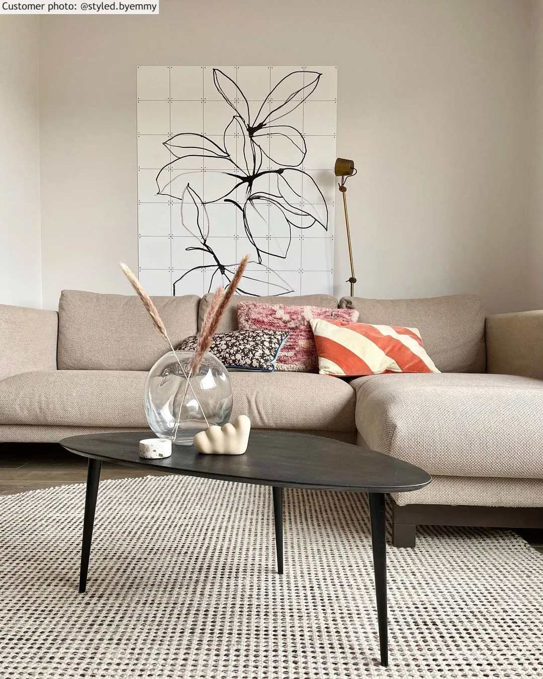 Runde tæpper - Tilba (multi)