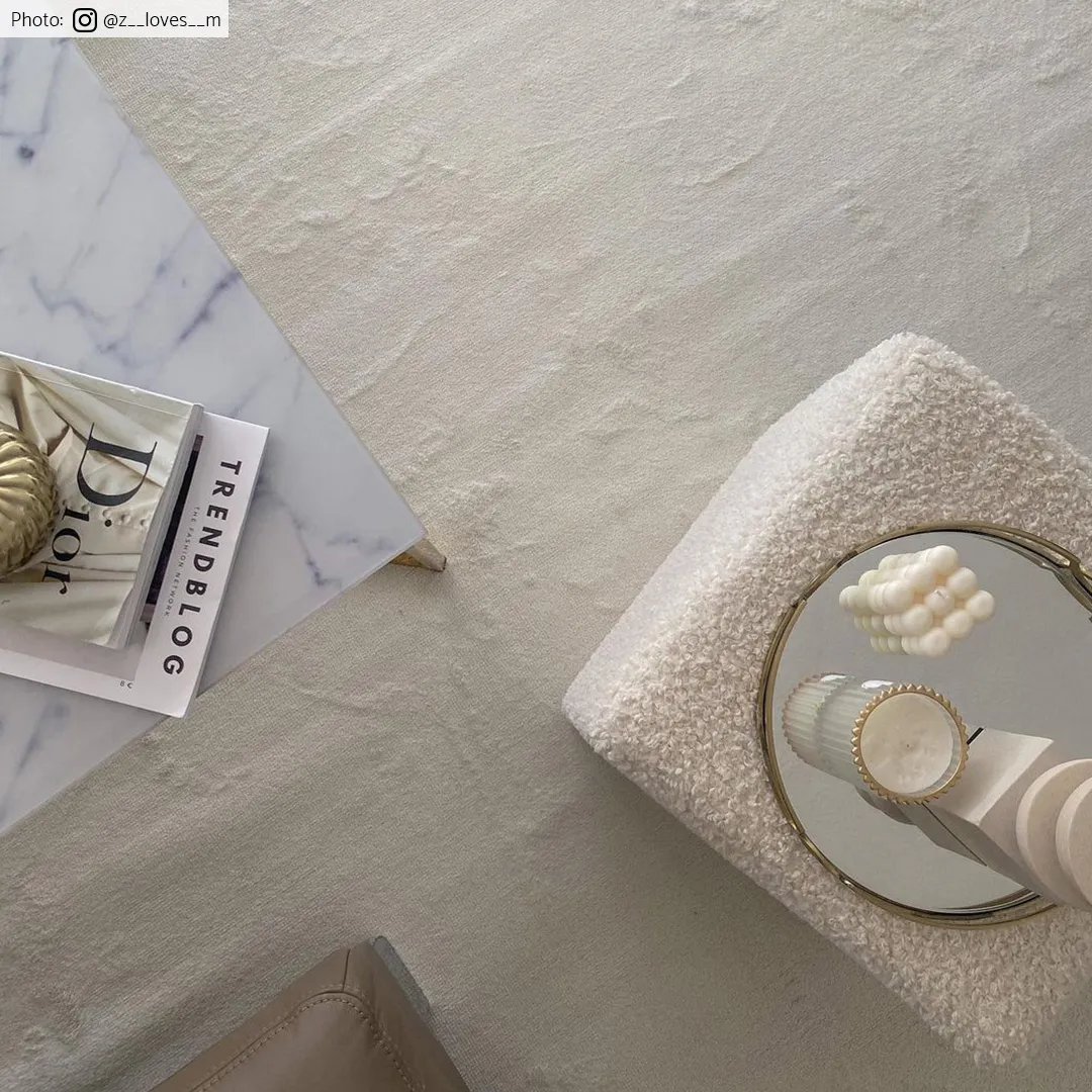 Wilton-tæppe - Sunayama (hvid)