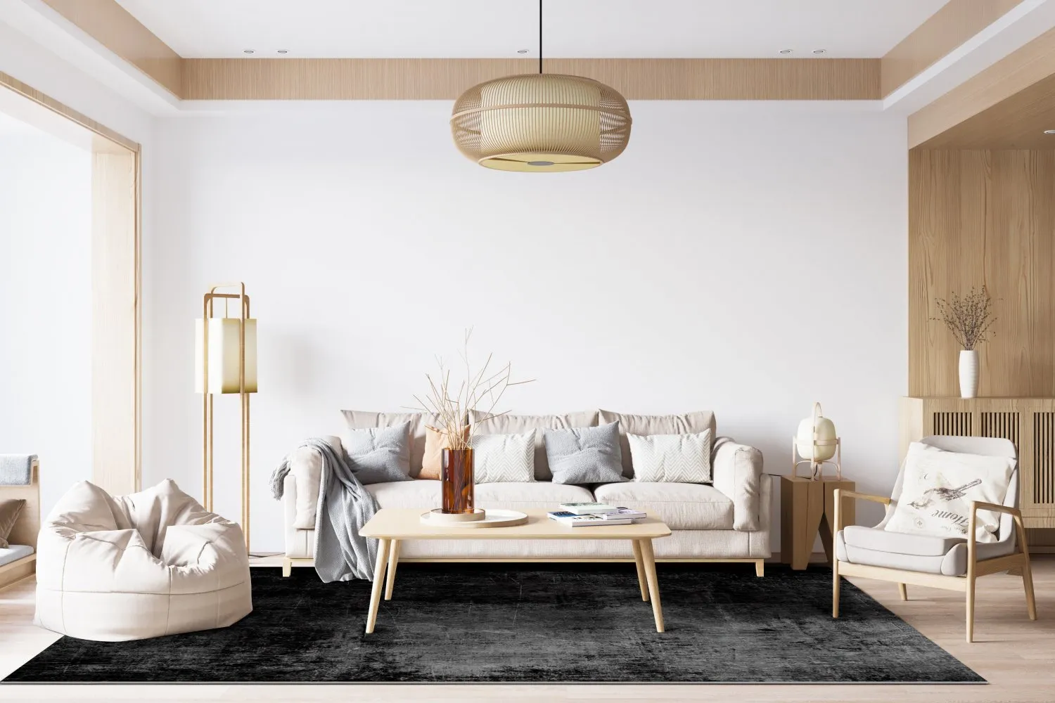 Wilton-tæppe - Lynton (sort)