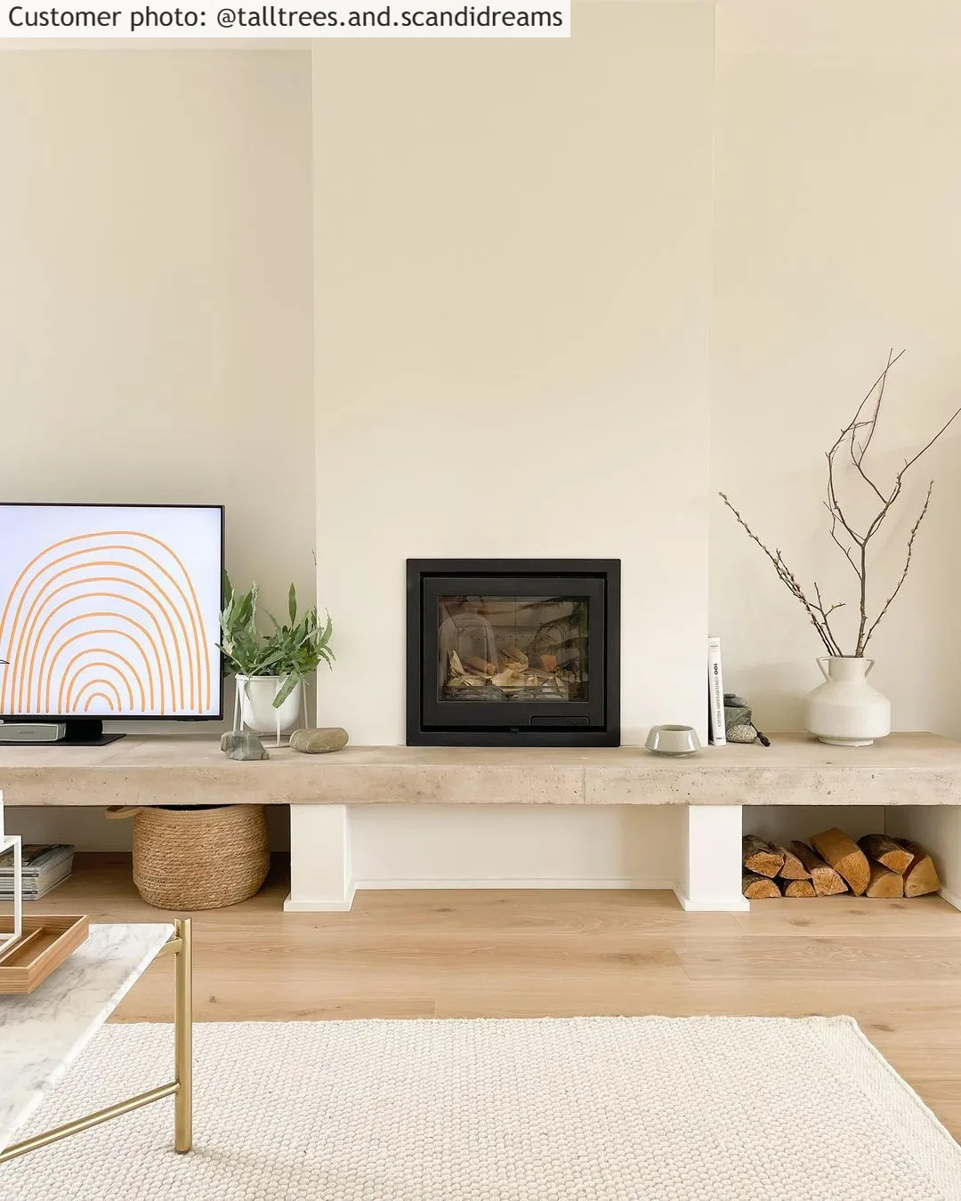 Uldtæppe - Coastal (creme)