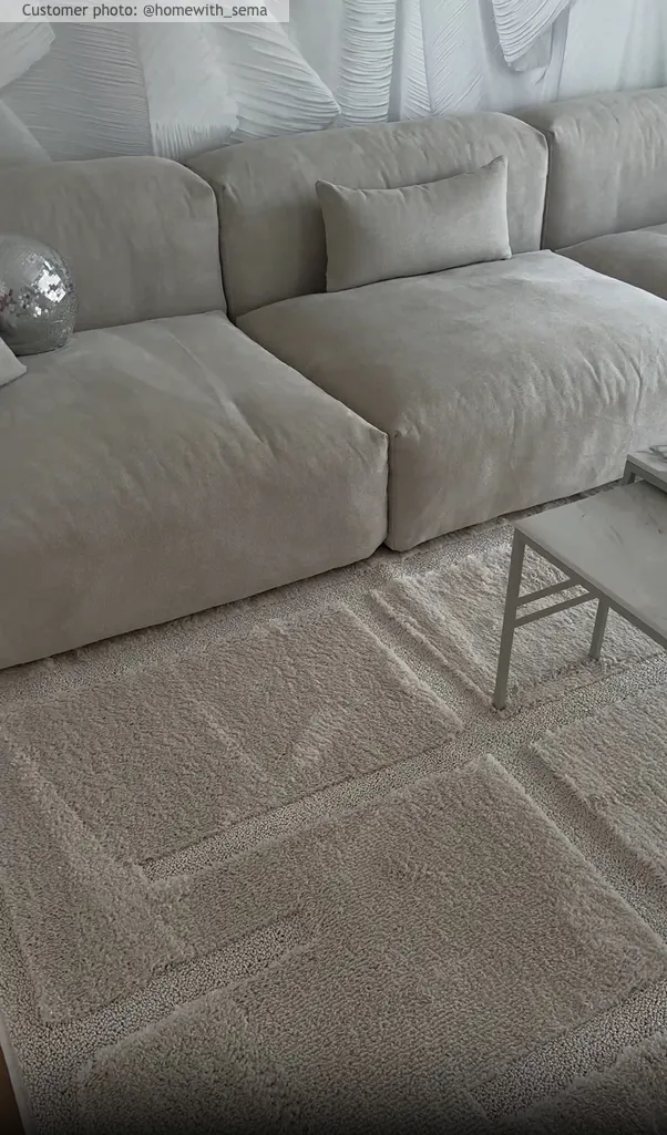 Ryatæpper - Tillie (offwhite)