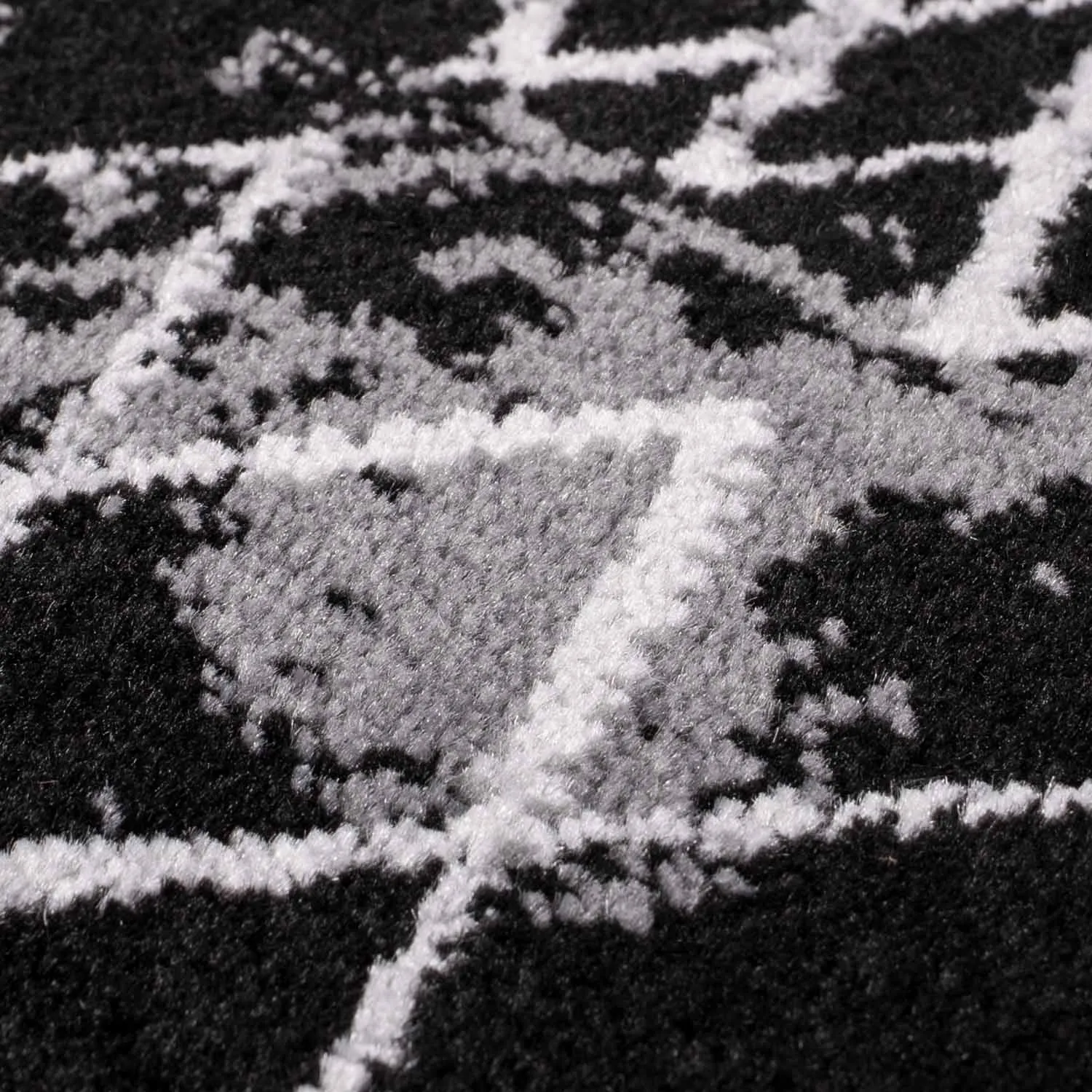 Wilton-tæppe - Meknes (sort)