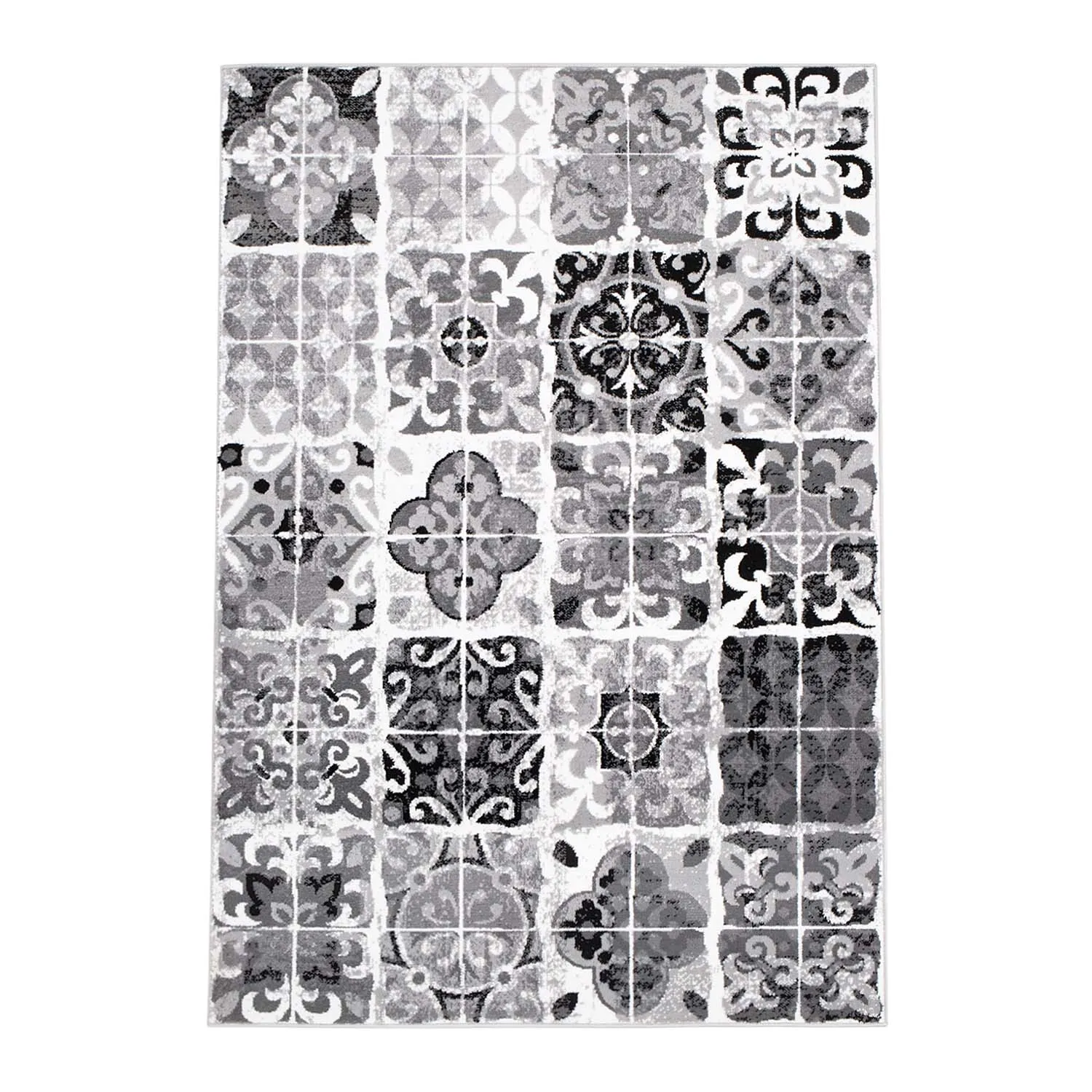 Wilton-tæppe - Nebikat (grå)