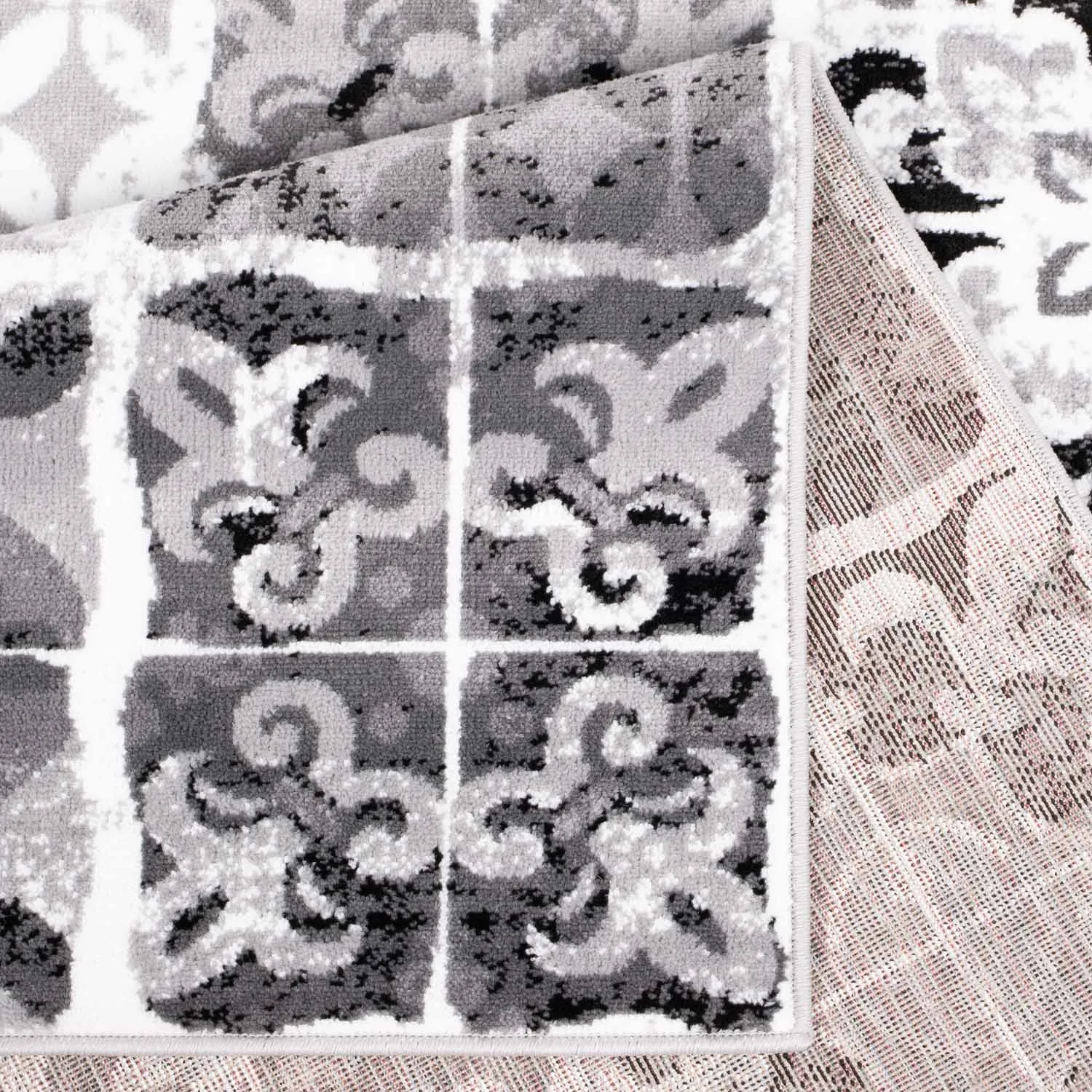 Wilton-tæppe - Nebikat (grå)