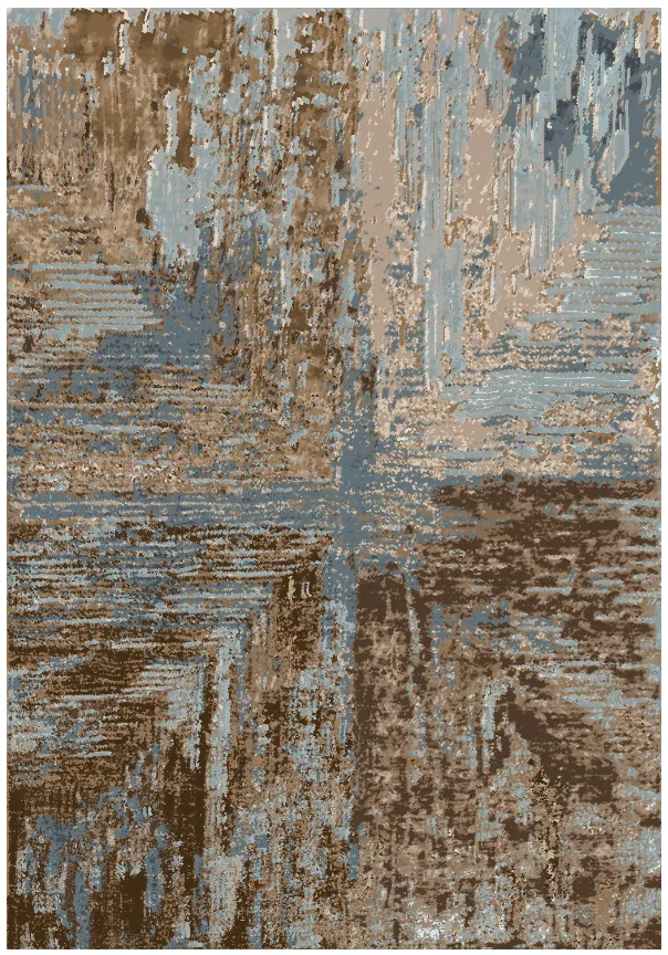 Wilton-tæppe - Tizzano (blå/multi)