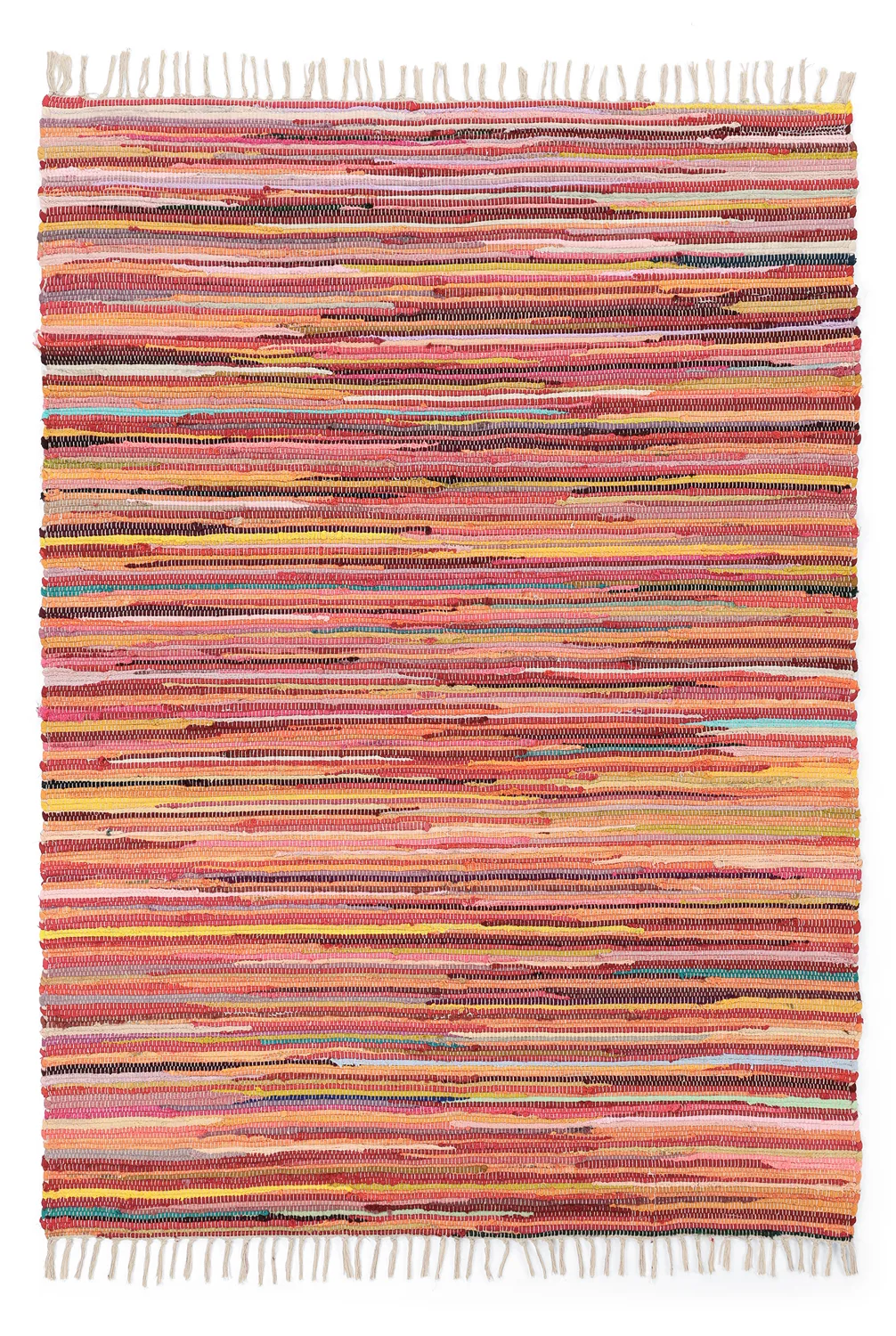 Kludetæppe - Happy (pink/multi)