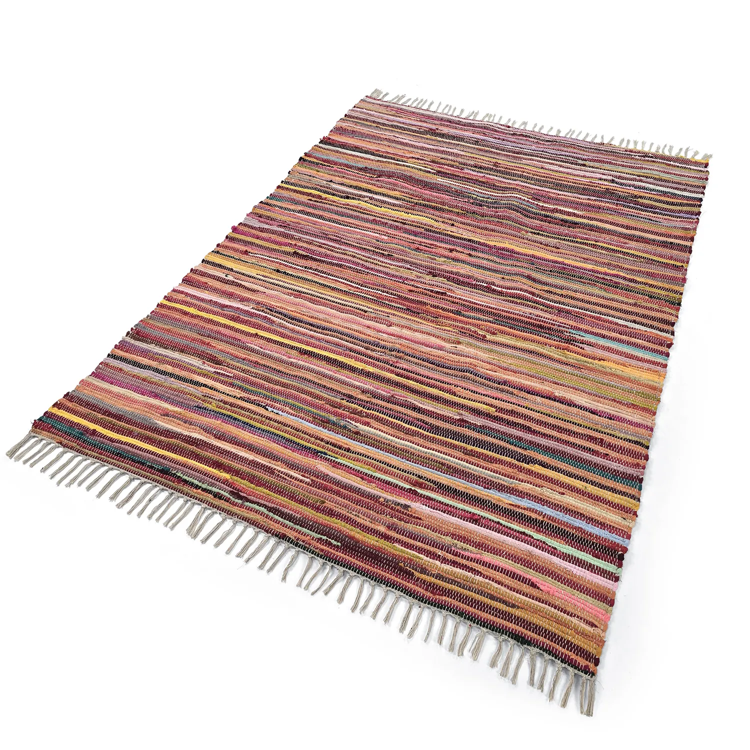 Kludetæppe - Happy (pink/multi)