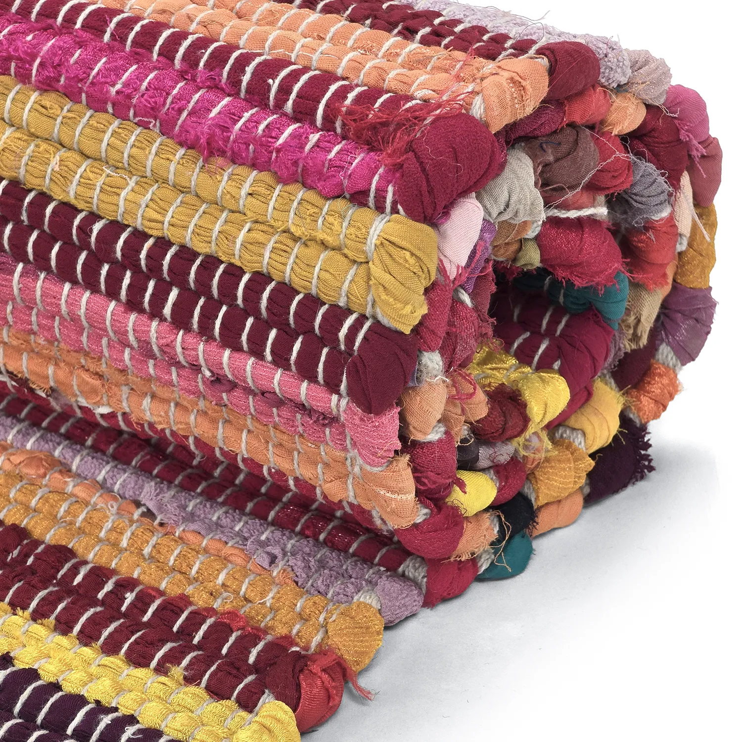 Kludetæppe - Happy (pink/multi)