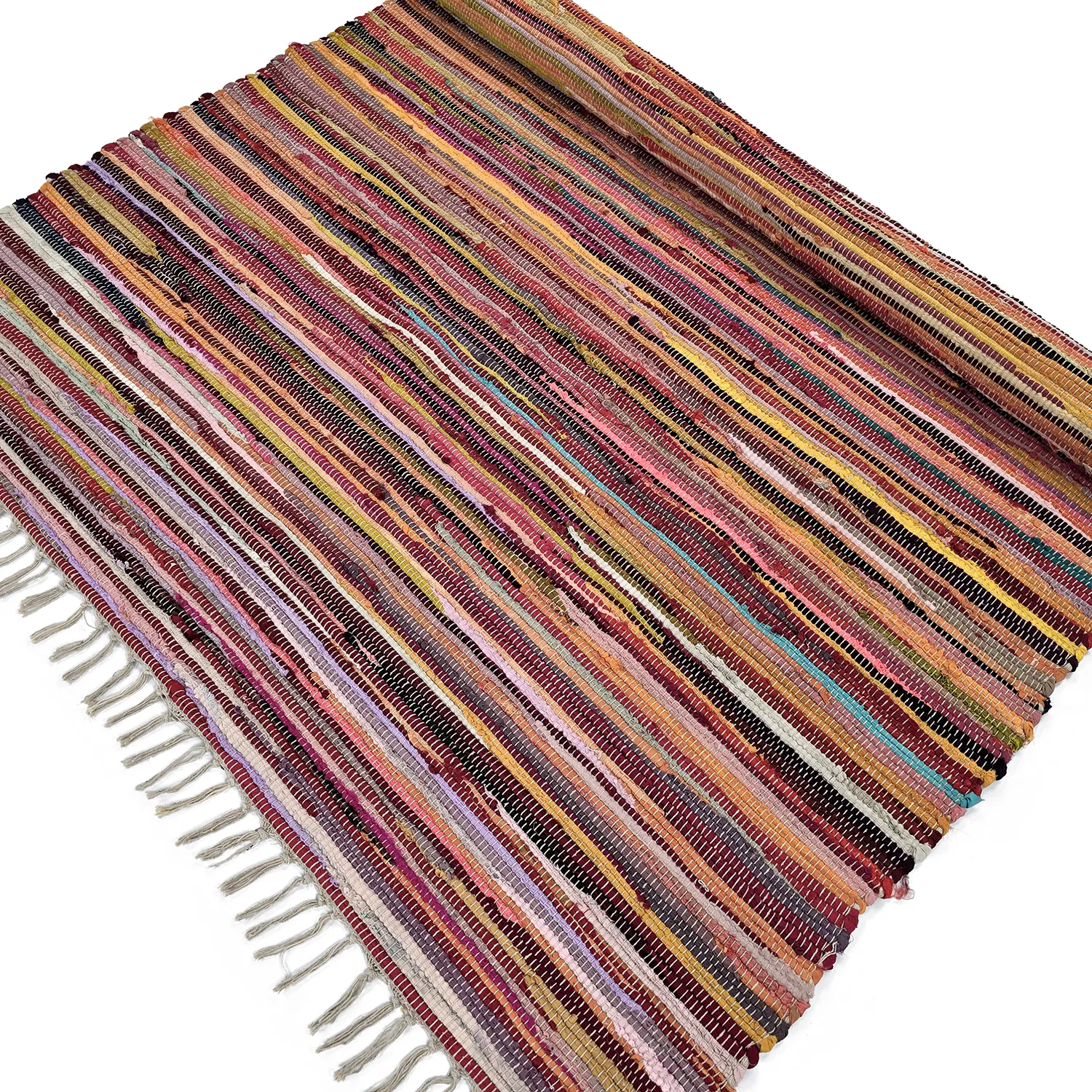 Kludetæppe - Happy (pink/multi)