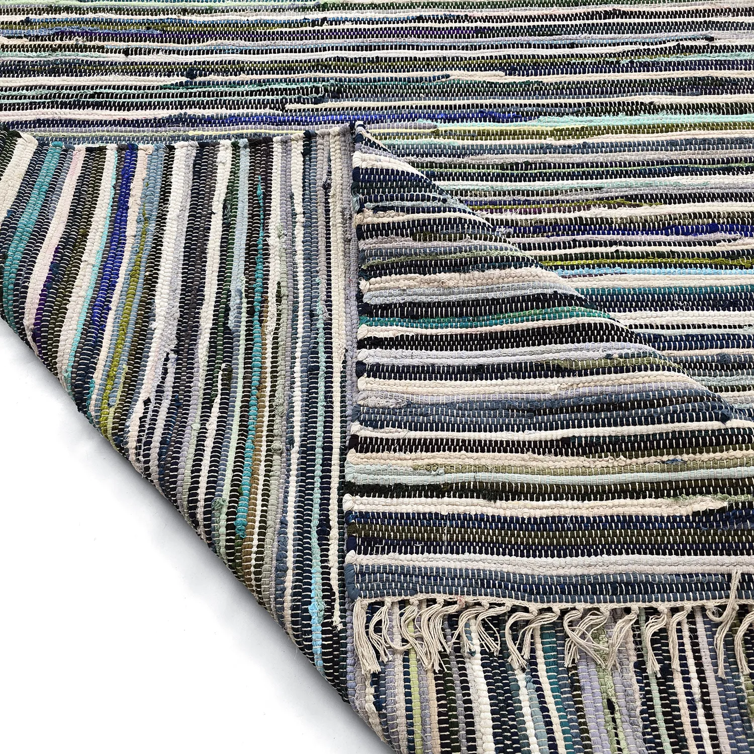 Kludetæppe - Home (blå/multi)