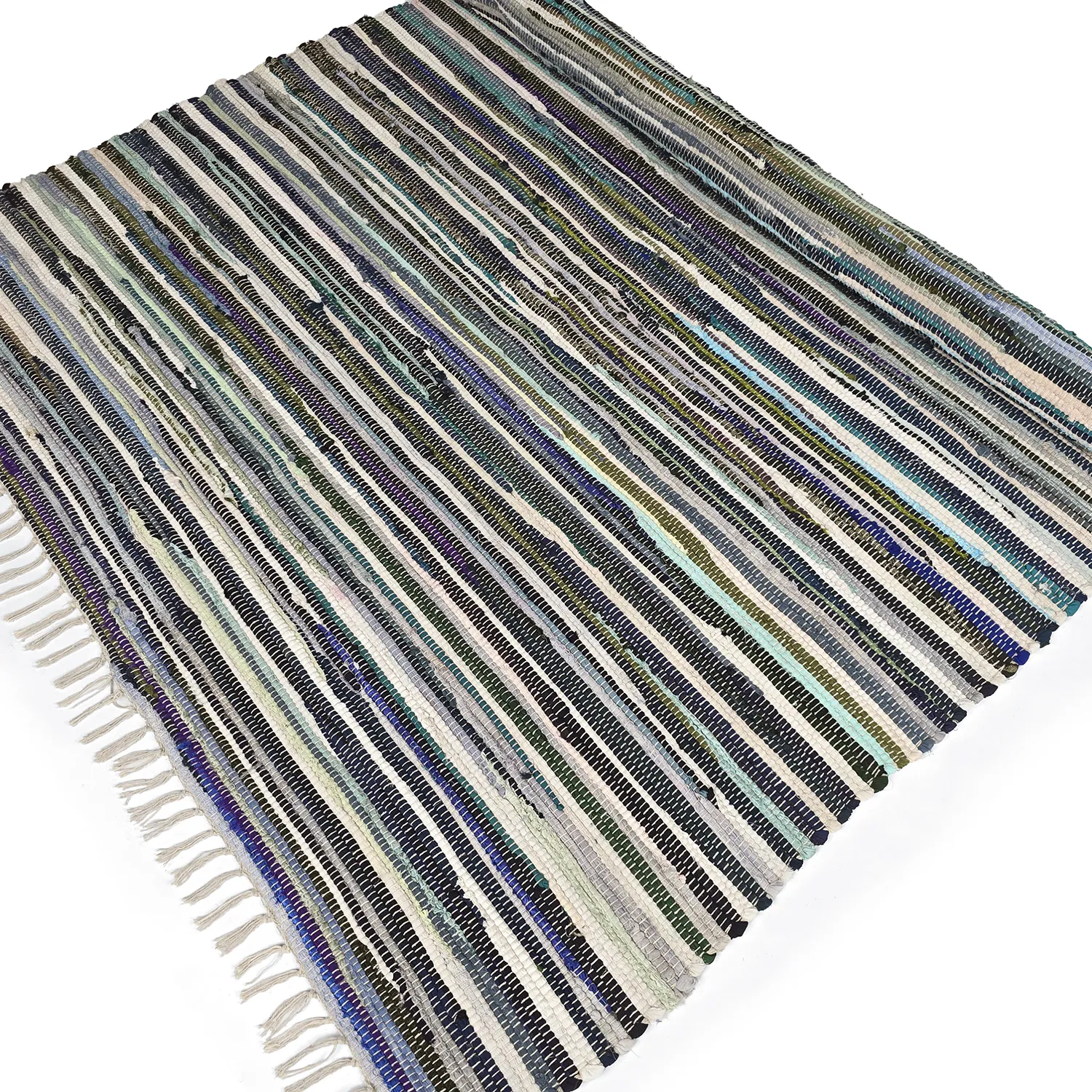 Kludetæppe - Home (blå/multi)