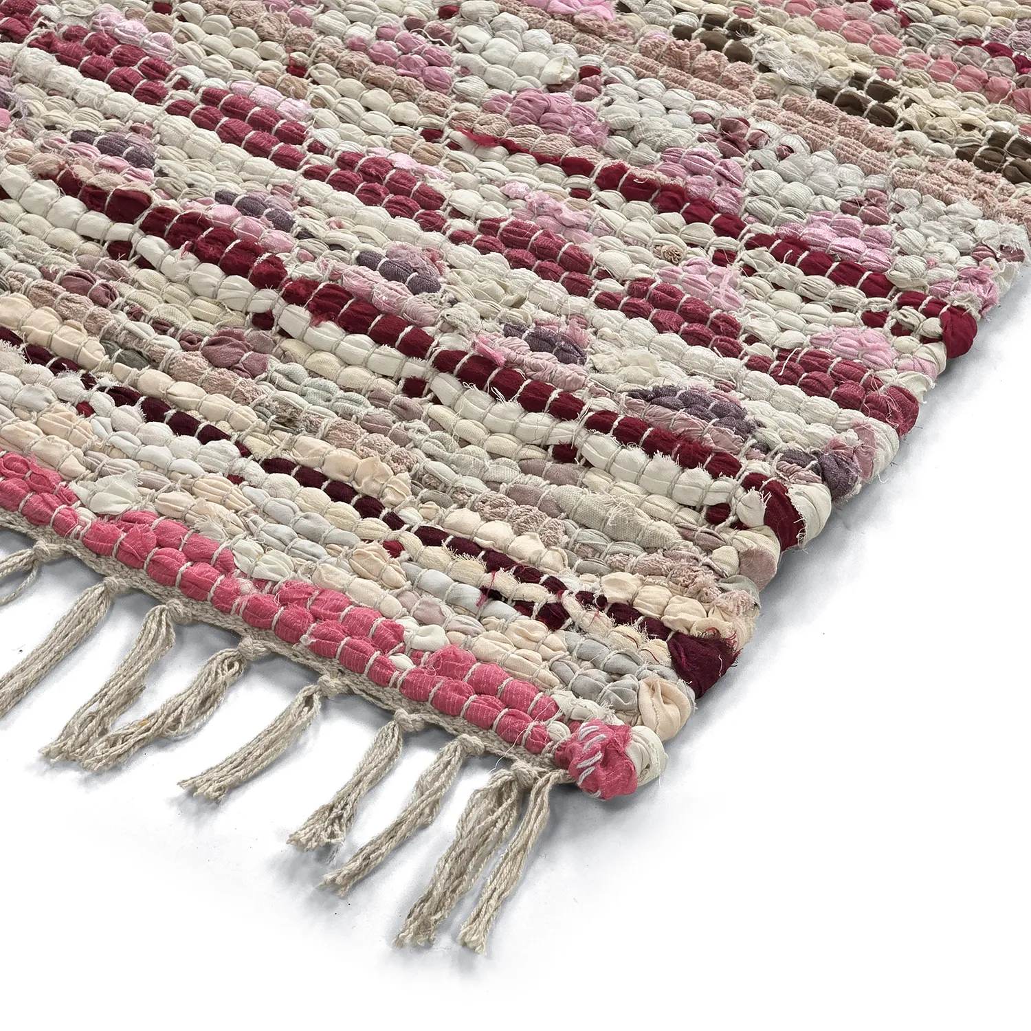 Kludetæppe - Lindby (pink/multi)