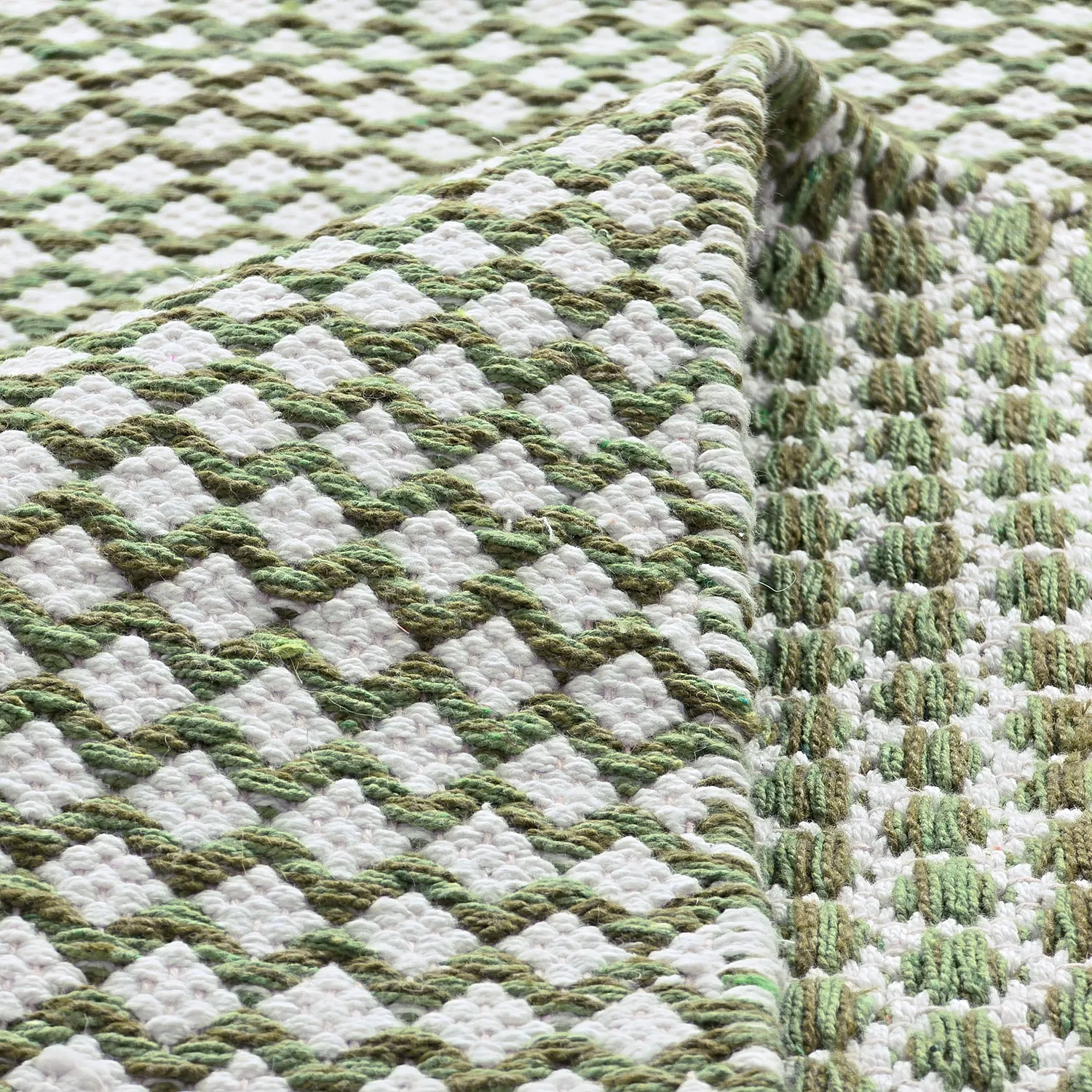 Kludetæppe - Vinga (grøn)