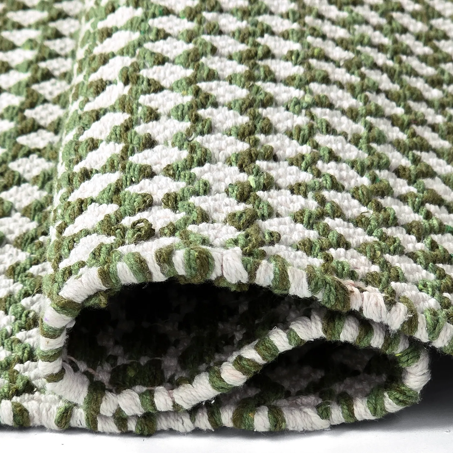 Kludetæppe - Vinga (grøn)