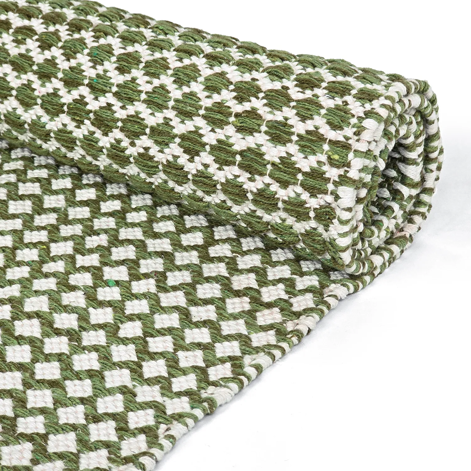 Kludetæppe - Vinga (grøn)