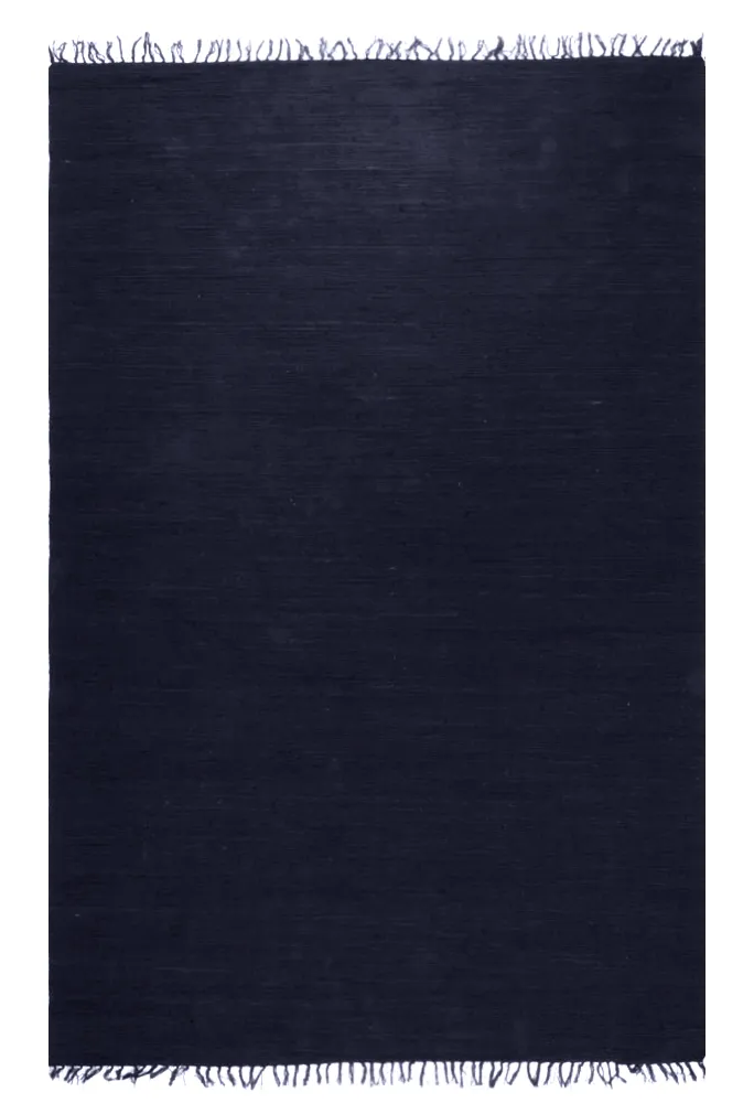 Kludetæppe - Silje (blå)