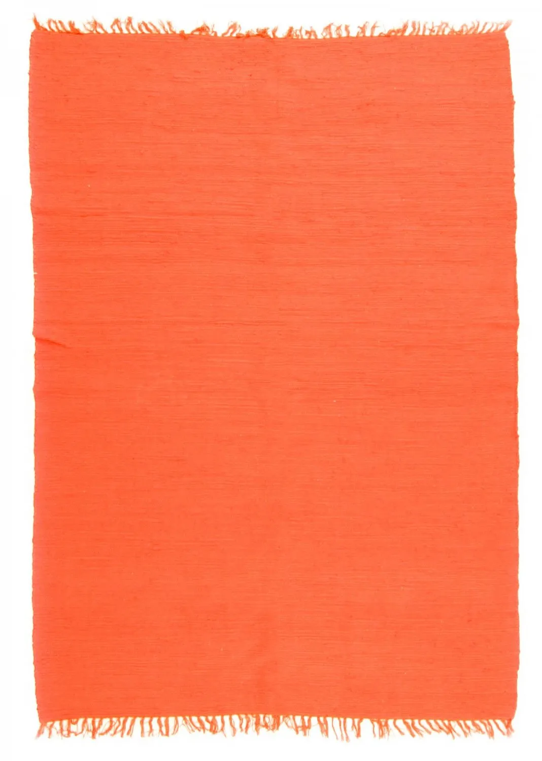 Kludetæppe - Silje (orange)