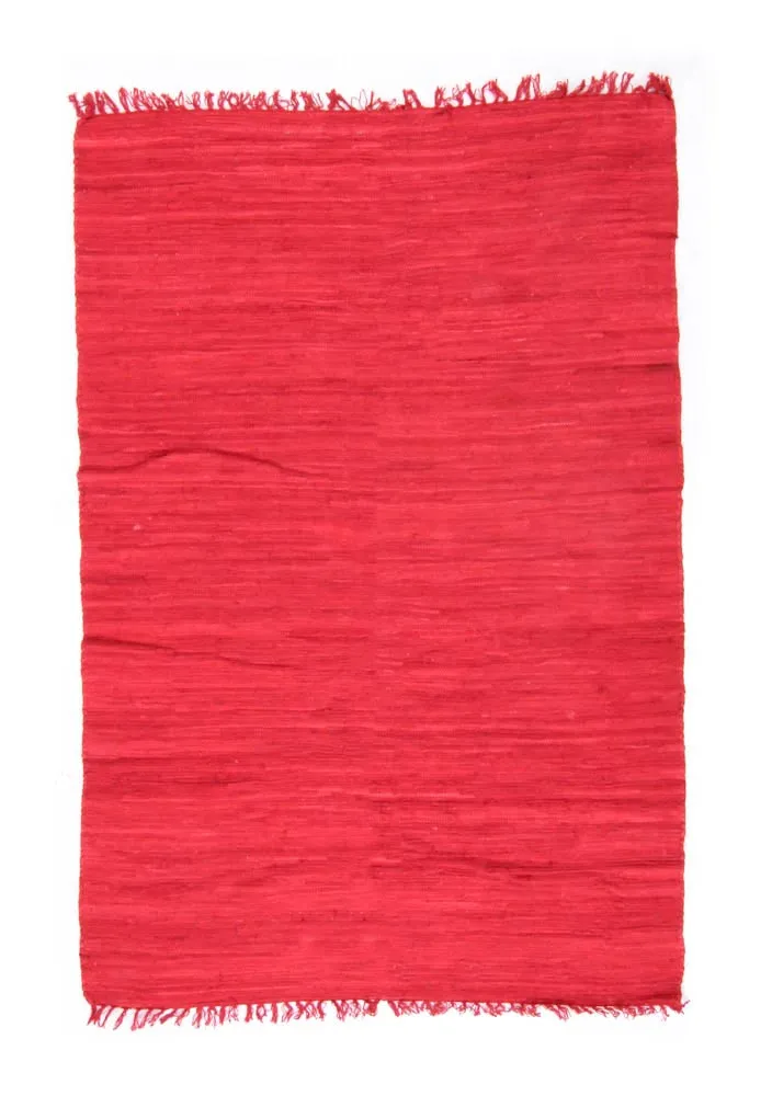 Kludetæppe - Silje (rød)
