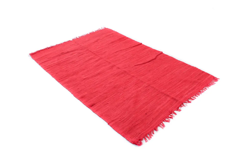 Kludetæppe - Silje (rød)