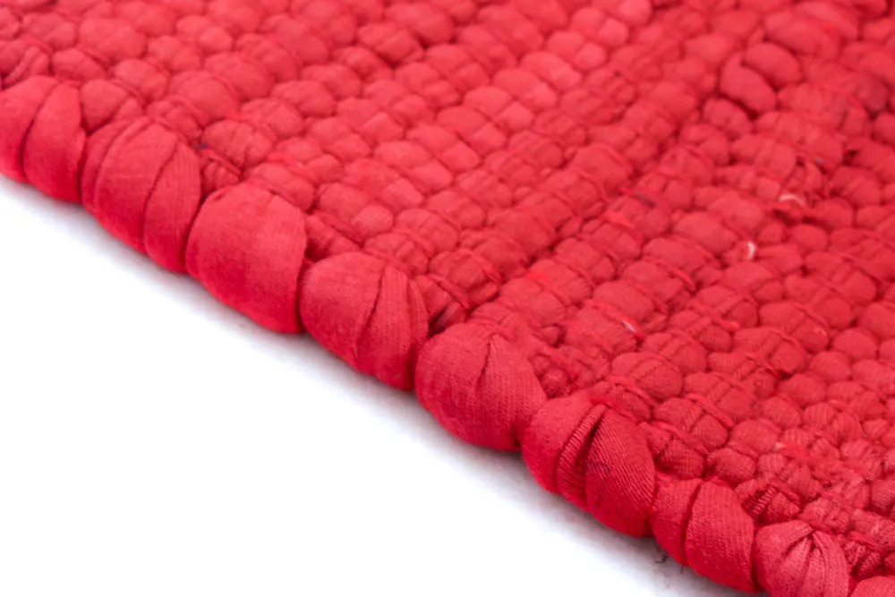 Kludetæppe - Silje (rød)