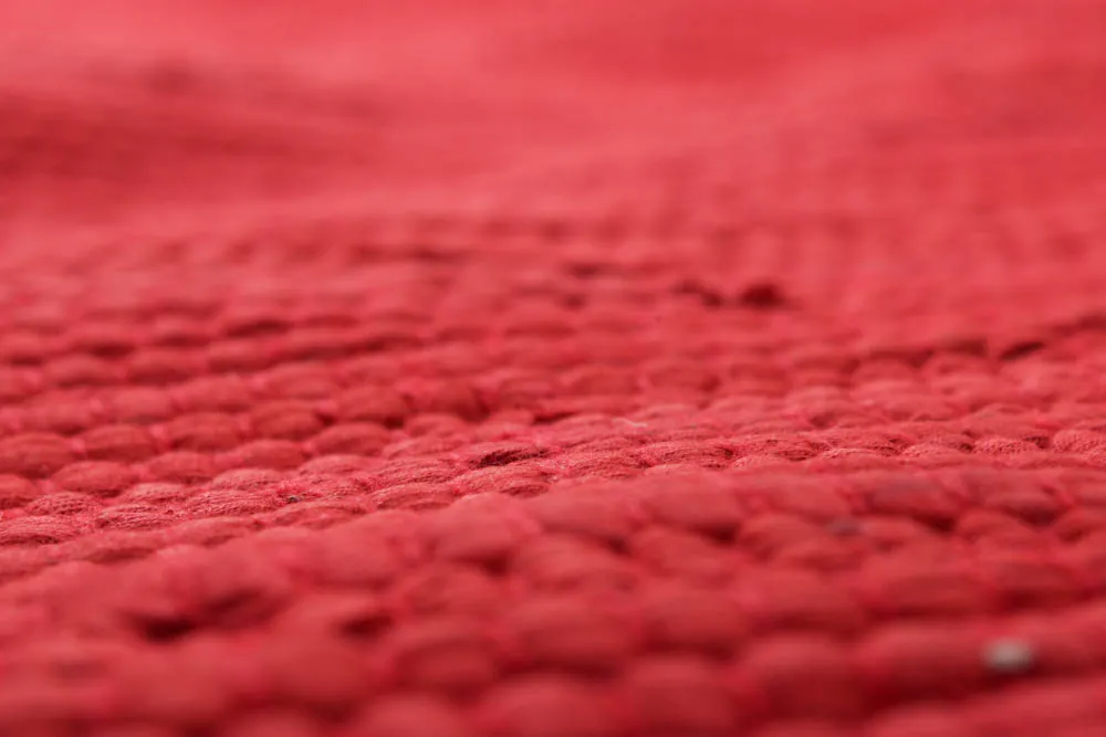 Kludetæppe - Silje (rød)