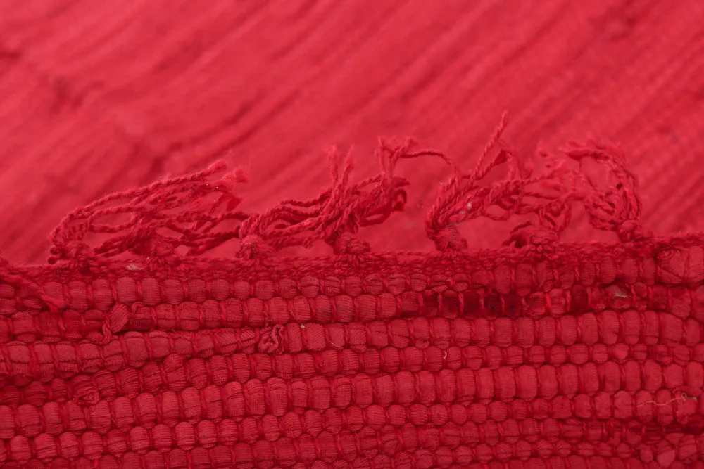 Kludetæppe - Silje (rød)