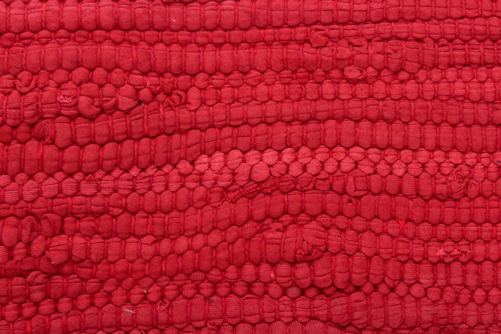 Kludetæppe - Silje (rød)