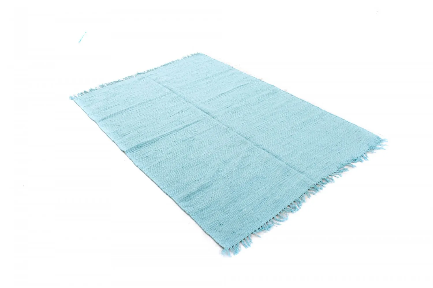 Kludetæppe - Silje (blå/turkis)