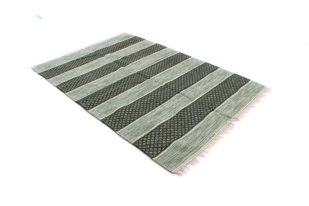Kludetæppe - Visby (grøn)