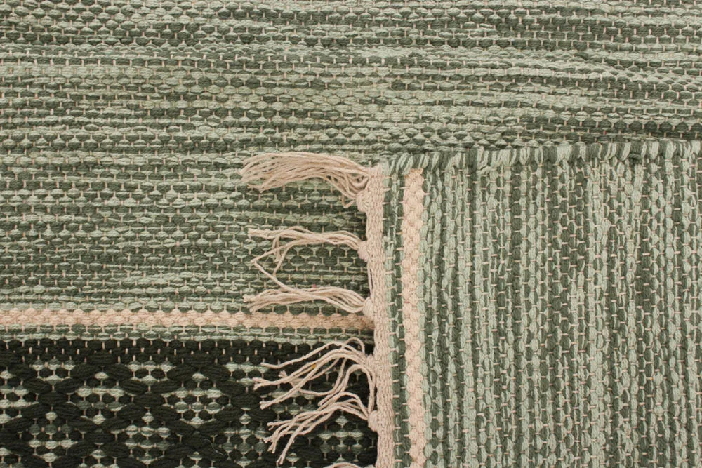 Kludetæppe - Visby (grøn)