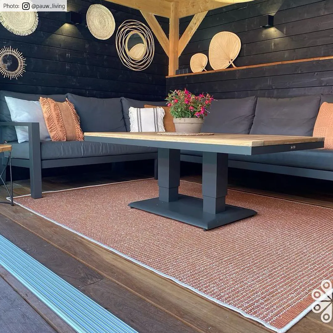 Tæpper til indendørs/udendørs brug - Tromsø (orange)