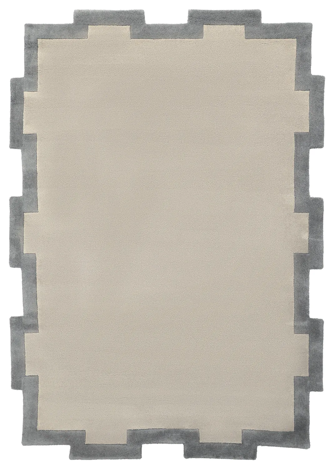 Uldtæppe - Agra Hand Tufted Wool Premium (grå)