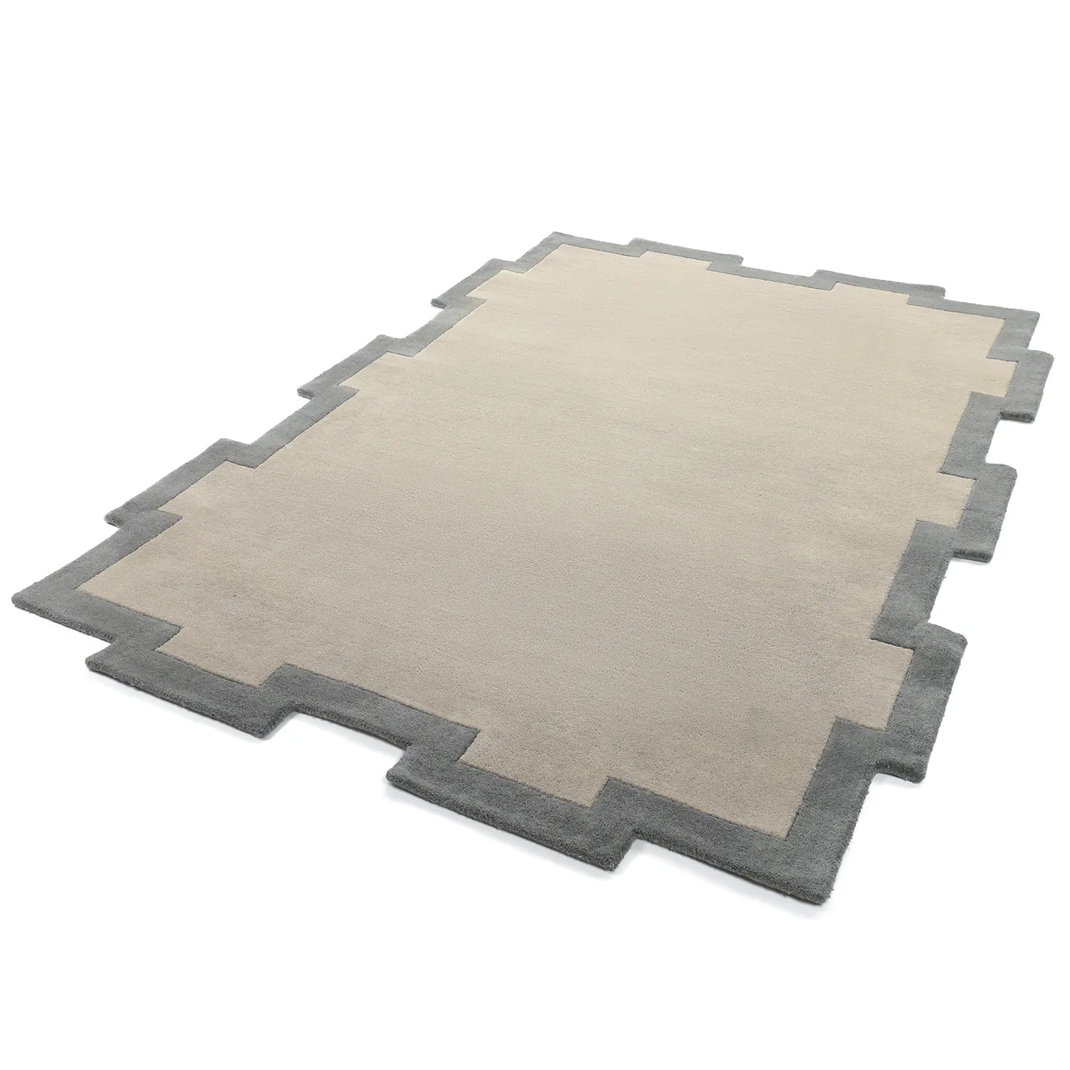 Uldtæppe - Agra Hand Tufted Wool Premium (grå)