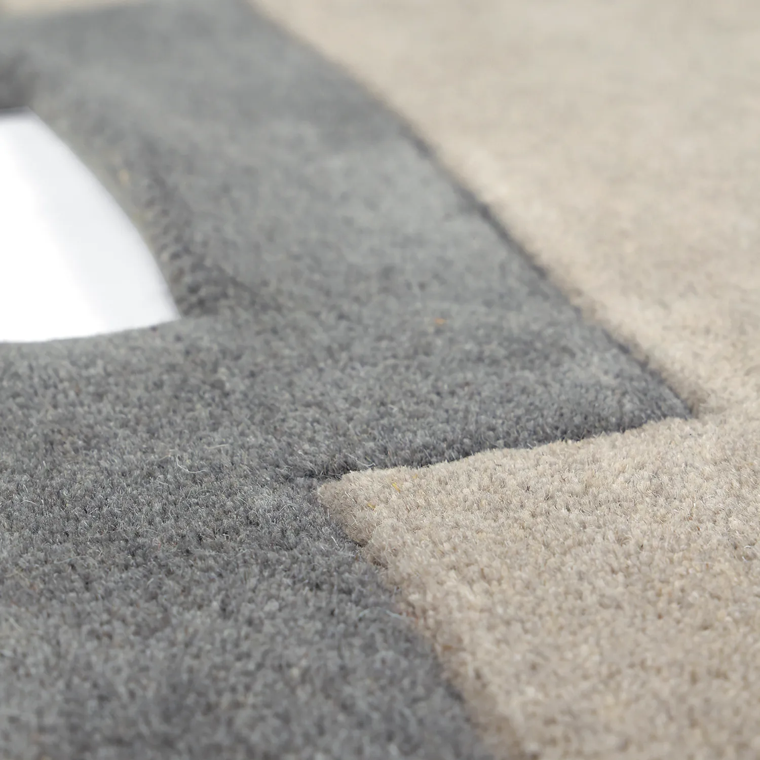 Uldtæppe - Agra Hand Tufted Wool Premium (grå)