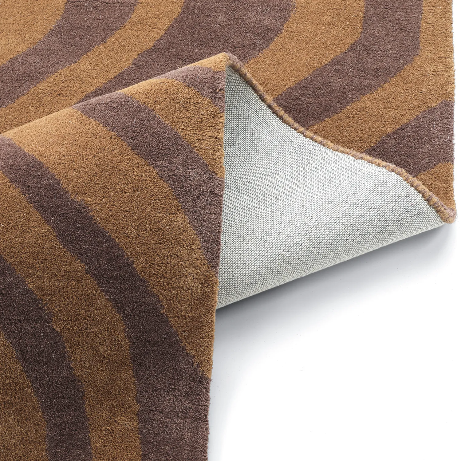 Uldtæppe - Aiz Hand Tufted Wool Premium (brun)