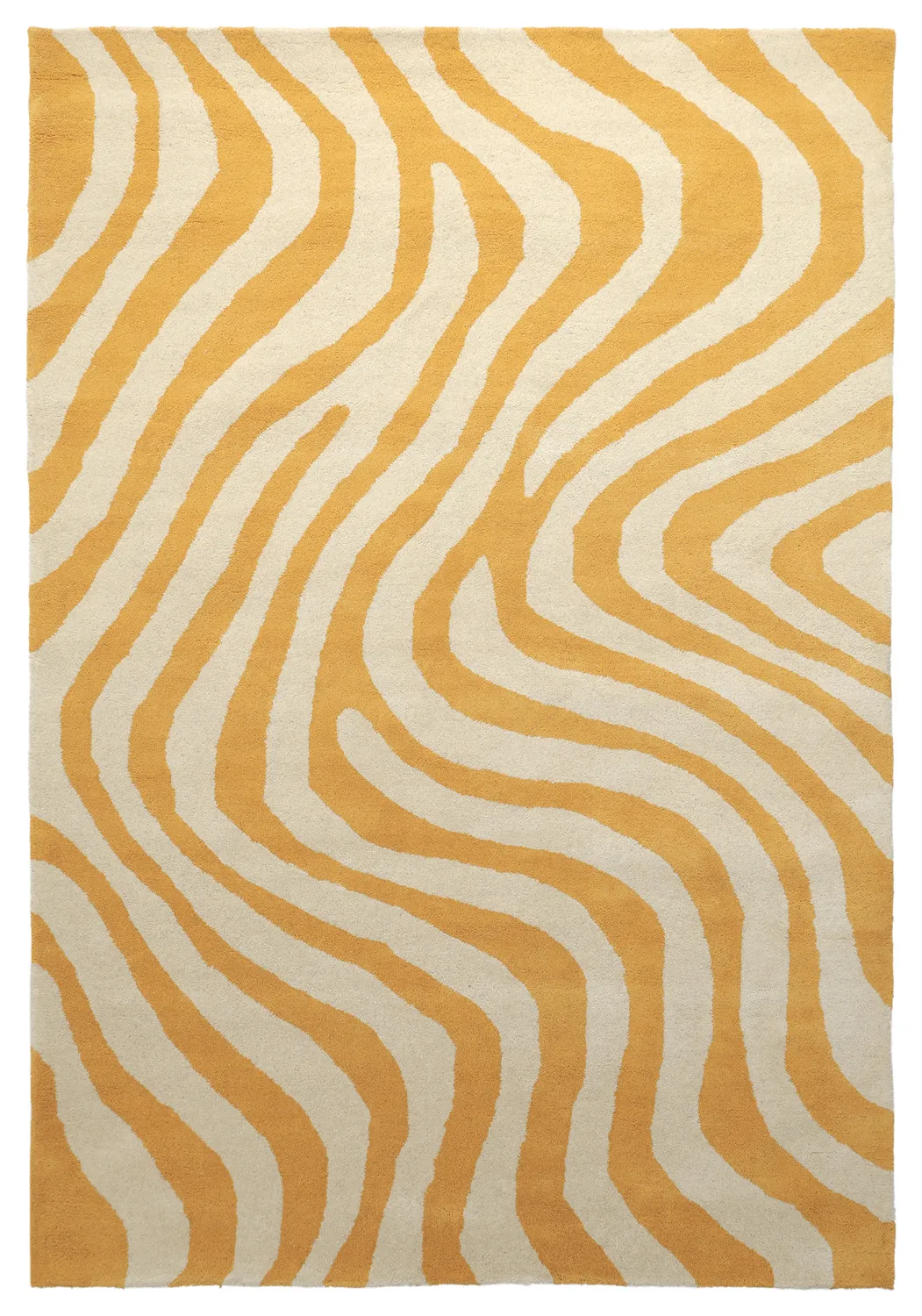 Uldtæppe - Aiz Hand Tufted Wool Premium (gul)