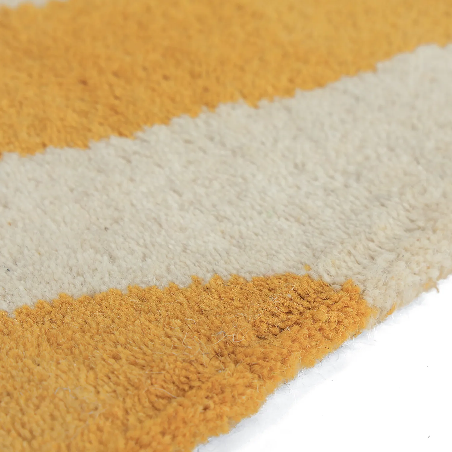 Uldtæppe - Aiz Hand Tufted Wool Premium (gul)