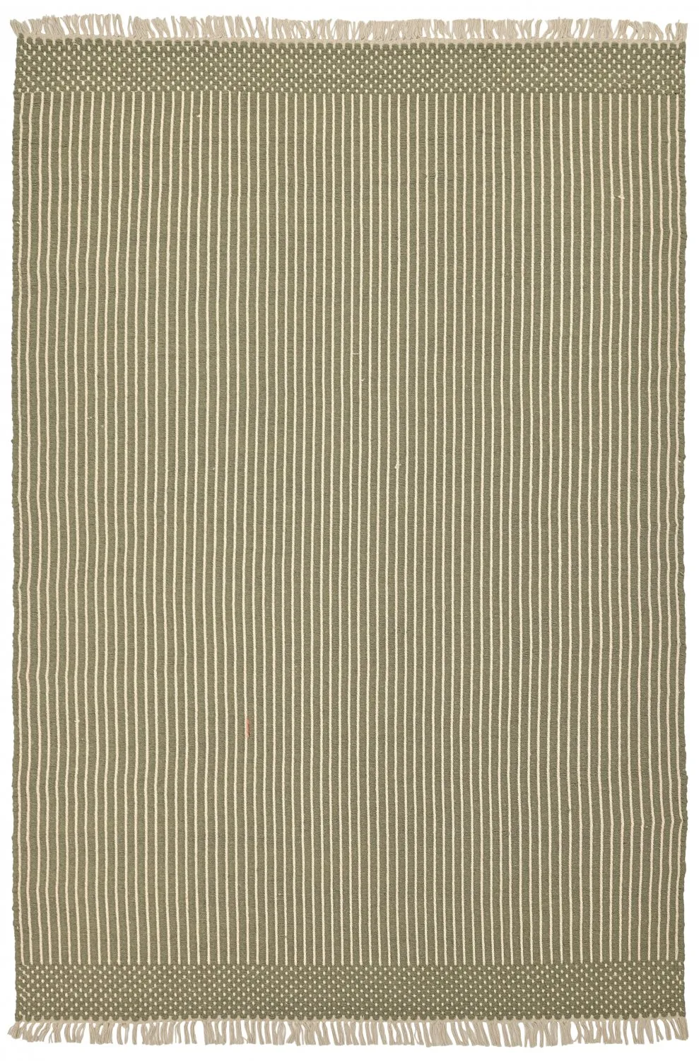 Uldtæppe - Arbil (grøn/hvid)