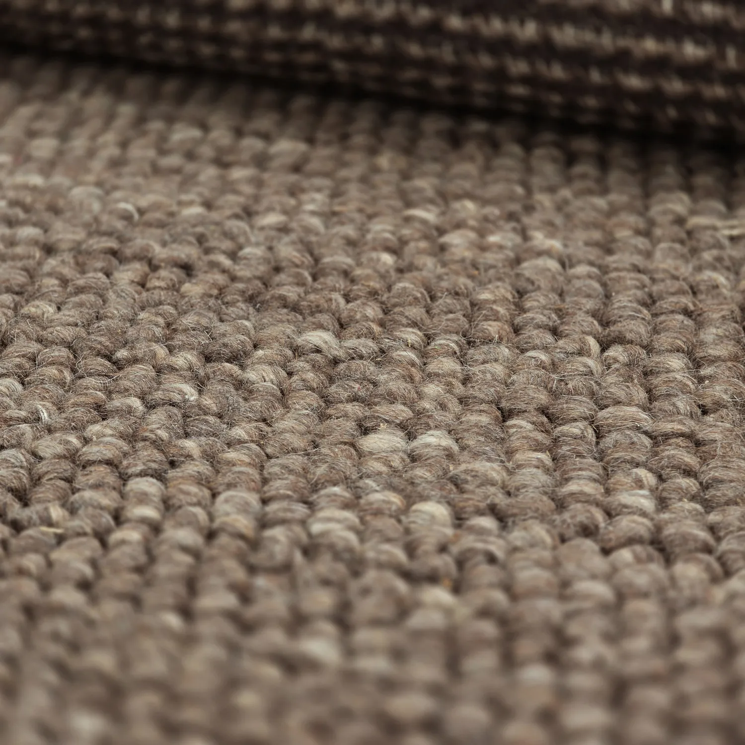 Rundt tæppe - Avafors Wool Bubble (brun/beige)