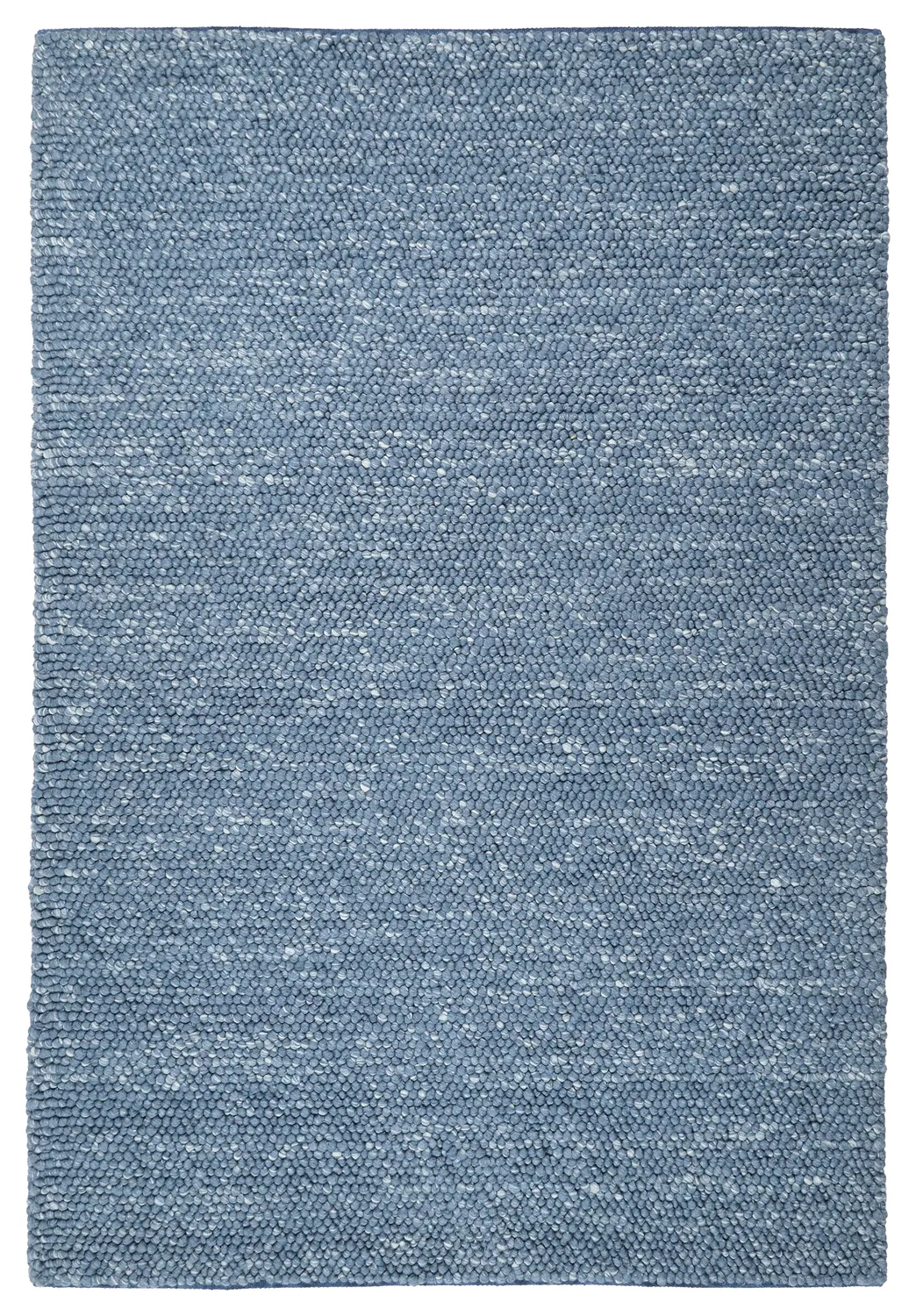 Uldtæppe - Avafors Wool Bubble (marineblå/creme)