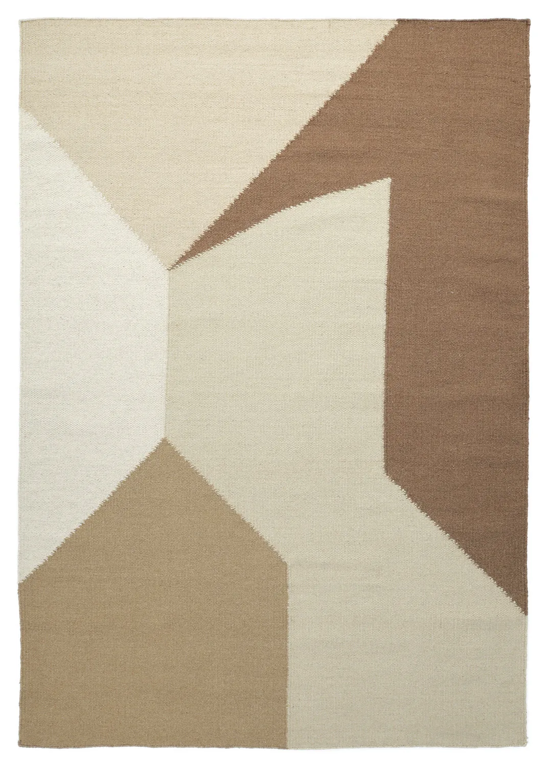 Uldtæppe - Aveiro (beige/multi)