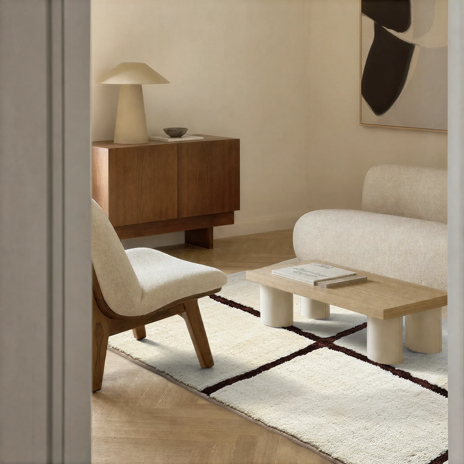 Ryatæpper - Bitola (beige)