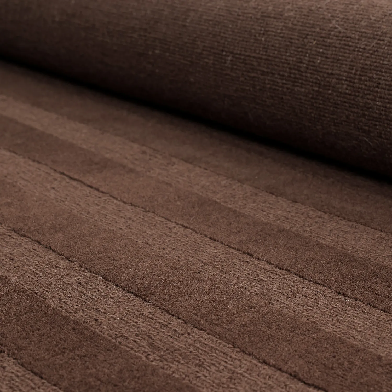 Uldtæppe - Brenta Handloom Wool Premium (brun)